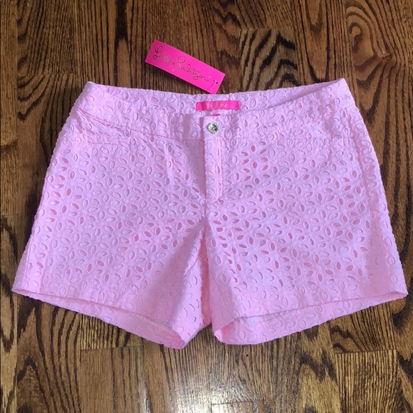 Lilly Pulitzer womens Kelly short in pink. NWT - Picture 3 of 6